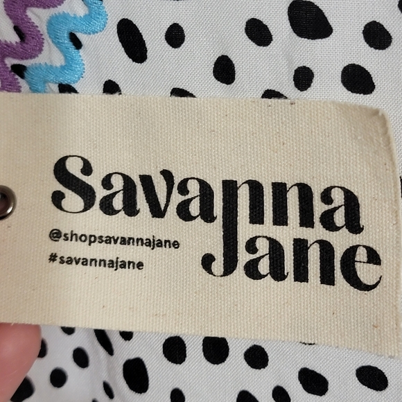 NWT Savanna Jane Animal Print Tunic with Embroidered Details Women's Size 1X - Picture 12 of 14